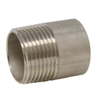 Anschweißnippel 21/2" (DIN2999) - 60mm Edelstahl 1.4571