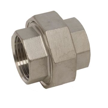 Union 1/8" (DIN2999) female-female, stainless steel 1.4408