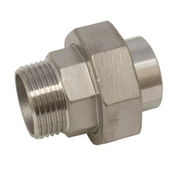 "Union, DN6-1/8"" (DIN2999), stainless steel 1.440, stainless steel 1.4408, conical sealing