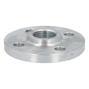 Threaded flange DN32-G11/4", PN16, DIN2566, galvanised steel