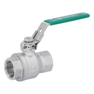 Ball valve 3/4", DIN-DVGW W570, PN40, stainless steel/PTFE, female thread