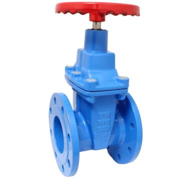 Gate Valve DN40, PN16, DIN 3352/4A, GGG-50/stainless steel, internal stem