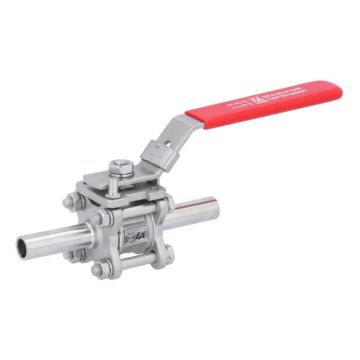 Ball valve-HO DN10, PN63, 1.4408 / PTFE PTFE, full bore, of voids, ISO5211