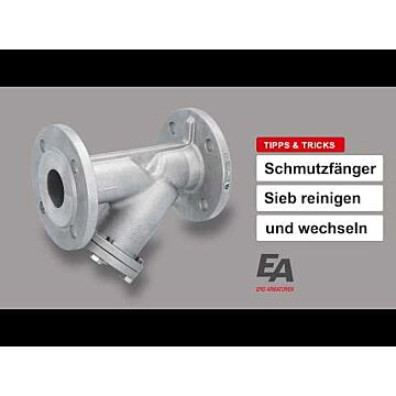 Schmutzfänger DN150, PN16 GG-25/Edelstahl, Sondersieb 2mm