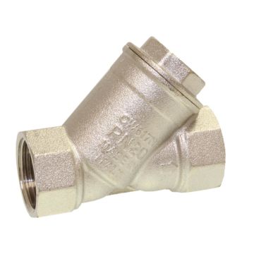 Strainer 1/4 ", PN20, brass-plated, Mesh = 0.05 mm