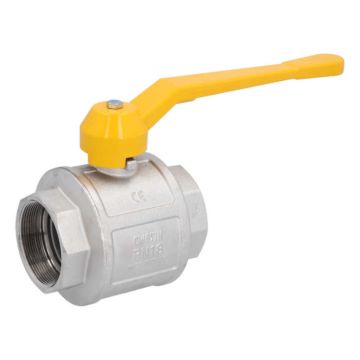 Ball Valve DIN-DVGW 2.21 "brass / PTFE, PN18, for gases according to DVGW work PN1-5