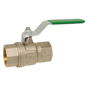 Kugelhahn 1/4", DIN-DVGW W570, PN50 Ms/PTFE, für Trinkwasser nach EN13828