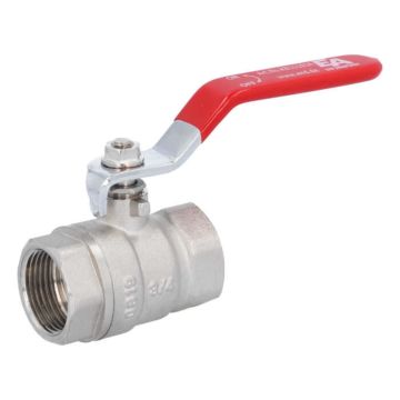 Ball Valve 3/4", PN30, brass/PTFE, female/female