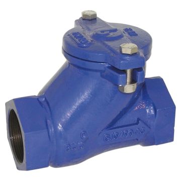 Ball check valve 1 "0.2-10bar, Cast iron-40 / metal-NBR / NBR