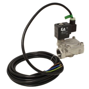 2/2-way solenoid valve, G3 / 4 ", 230VAC-Ex, 0.5-16bar, stainless steel / EPDM, ATEX servo-cont