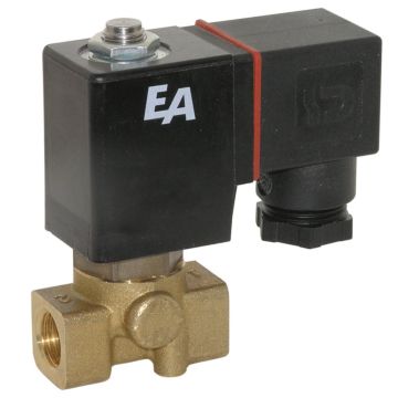 2/2-solenoid valve, G1 / 4 ", DN2, 230VAC, Brass / PTFE (Rulon®), AC = 0-80bar, direct acting