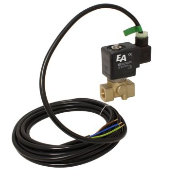 2/2-Magnetventil, G1/4", DN2.5, 12VDC-Ex, 3m Kabel Ms/FKM, DC=0-10bar, ATEX, direktgesteuert