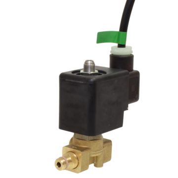 3/2-solenoid valve, G1 / 8 ", DN1.5, 230VAC-Ex, A2, brass / FPM, AC = 0-10bar, ATEX, direct acting