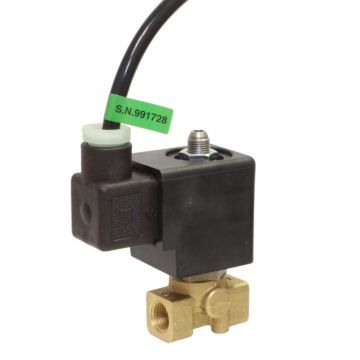 3/2-solenoid valve, G1 / 4 ", DN2, 24VDC-Ex, brass / FKM, DC = 0-10bar, ATEX, direct acting