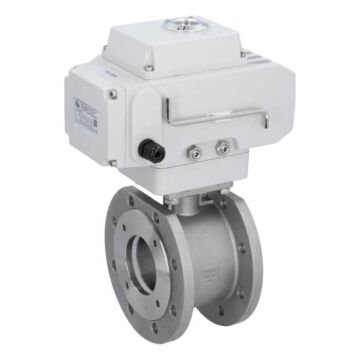 Kugelhahn-MK, DN125, mit Antrieb-LE30 Ed. 1.4408/PTFE-FKM-Grafit, 24V DC, Laufzeit 30s.