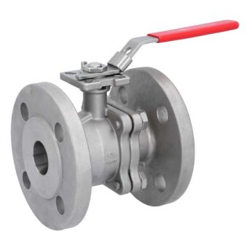 Ball valve DN32, PN40, length EN558-27, Stainless steel 1.4408, PTFE FKM, ISO5211