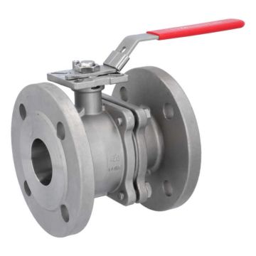 Ball valve DN50, PN40, length EN558-27, Stainless steel 1.4408, PTFE FKM, ISO5211