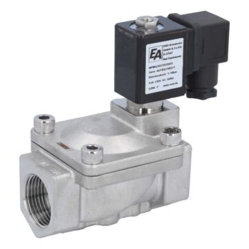 2/2-Magnetventil, Edelstahl/EPDM, servogesteuert