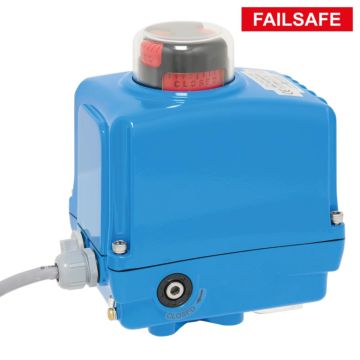 Electric Actuator, 50Nm, 24V DC, SCAP, NE05, Duration 8 sec., Octagonal 14mm