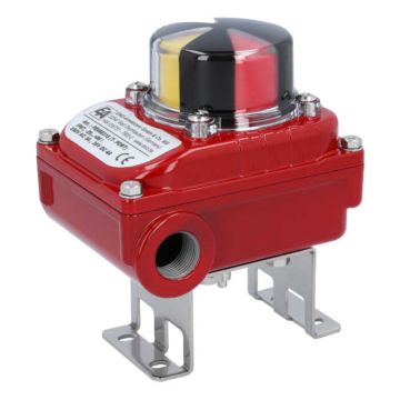 limit switch (2 pc)el./mech.,max.250V,IP67,M20x1.5, aluminum housing, opt. position indicator T-bore