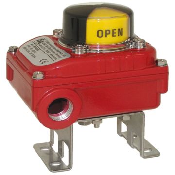 limit switch (2 pcs.), el./mech., max. 250V, IP67,, aluminum housing, M20x1.5, opt. position indicator