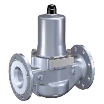 Reducer DN100 flange, stainless steel / FKM, Inlet pressure: max. 16bar, outlet pressure: 1-8ba