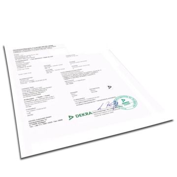 TÜV-Test (leackage and pressure range), incl. lead and certificate