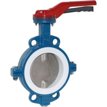 Absperrklappe, PN16, Baulänge EN558-20 GGG/PTFE/Edelstahl
