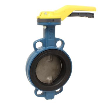 Butterfly valve DN50, PN16, DVGW / G, Cast ironG / NBR / stainless steel, length EN558-2