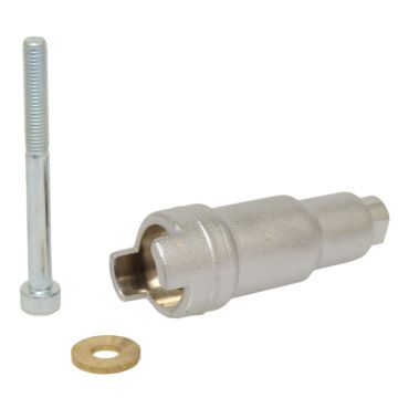 Spindle Verl. for Ball valves. TB 1 "+11/4", 45mm, Nickel-plated brass