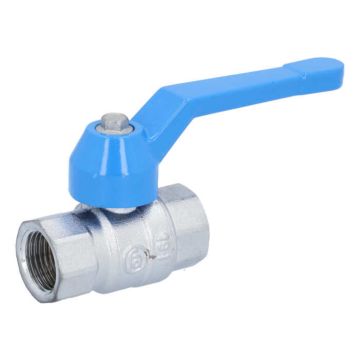 Ball valve 1/2 ", PN40, brass / PTFE FKM, Female, full bore