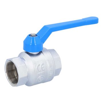 Ball valve 11/2 ", PN40, brass / PTFE FKM, Female, full bore