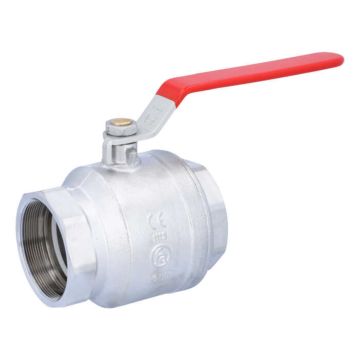 Ball valve 3 ", PN25, brass / PTFE FKM, Female, full bore, steel lever