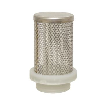 Strainer 3/8 ", stainless steel, Terminal: Plastic