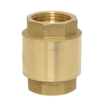 Universal Check Valve 3/8 ", brass, PN12, NBR polymer, temperature: -20 º C to + 100 º C