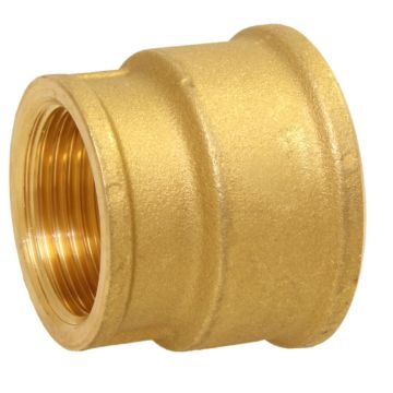 Rduced bushing 3/4"-1/2", brass bright