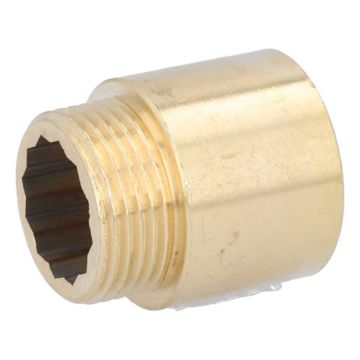 Extension 1" x 15mm, brass blank