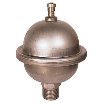 Water-Shock Damper G1/2", PN10, stainless steel/EPDM