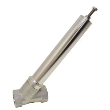 Spill valve, G1 / 2 ", medium pressure: 0.4-12bar,, stainless steel / PTFE Kalrez, acting to spring to