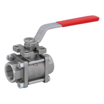 Kugelhahn DN10,PN64,Edelstahl/PTFE Anschweißenden,voller Durchgang