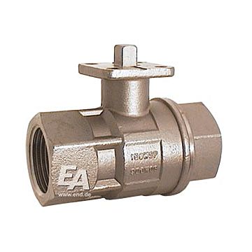 Ball valve 1 "PN64, stainless steel/PTFE-FKM, Flange F03, full bore