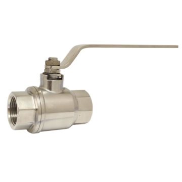 Ball valve 1/8 ", PN140, polished, Stainless steel / PTFE, full bore