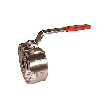 Kompakt-Kugelhahn DN15, PN16/40 Edelstahl 1.4408-01/PTFE-FKM, hohlraumarm