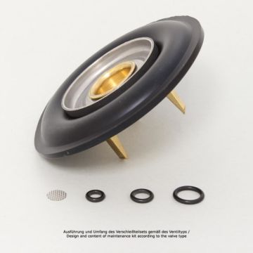 Spare part kit, NBR, MBMG2Z12xx63, G1/4" - G1/2", cosisting of diaphragm, core, spring and o-ring