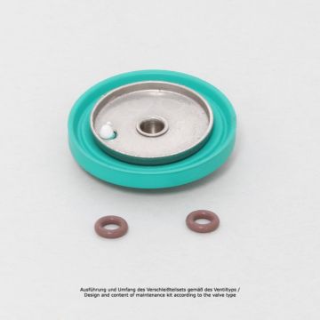 Spare-part kit, NBR, 1/4"-1/2", for solenoid valve, for MEMx2S32xx43008-015, servo assisted