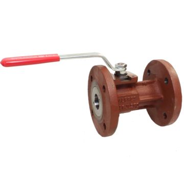 Ball-valve DN50, PN16,DIN-DVGW 93.01e941, GGG-40/PTFE-NBR/ball: chrome-plated