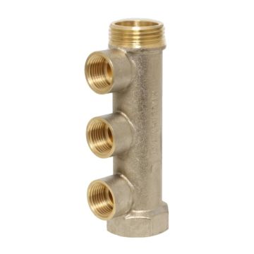 "distribution manifold 3/4"" - 2 female outlets 1/