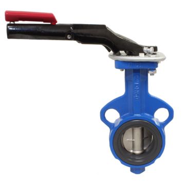 Butterfly valve DN40, PN10/16, length acc.EN558-20, GGG-40/EPDM/stainl. steel 1.4408, ISO5211, F05/F07