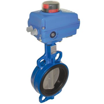 Butterfly valve-WA, DN50, actuator NE05, DVGW-W, GG/Stainless steel/EPDM, 24VDC, oper.time ca. 8sec