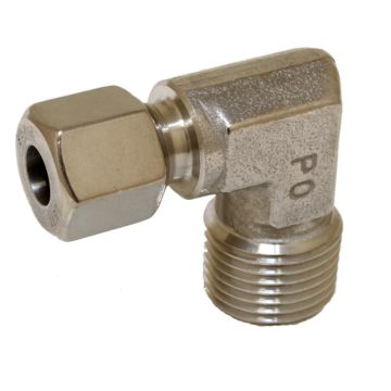 Winkel-Einschr.verschr. 1/4", D6, PN250 Edelstahl 1.4571, leichte Ausführung